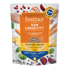 INSTINCT DOG LONGEVITY FREEZE-DRIED GRAIN FREE SENIOR CHICKEN 16OZ