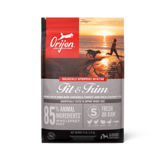 ORIJEN Fit & Trim Dry Dog Food, Grain Free Dry Dog Food, Fresh or Raw Ingredients