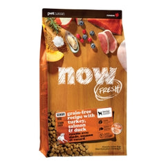 Now Fresh Grain-Free Senior Dry Dog Food with Turkey, Salmon & Duck, Premium Kibble Made with Real Meat & Fish, Chicken-Free Recipe, Glucosamine & Chondroitin for Healthy Joints