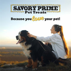 Savory Prime Duck Jerky Dog Treats, Made with 100% Real Duck Breast, Farm Raised, Healthy, Easily Digestible, High Protein, Satisfies Dog's Urge to Chew, 3 Pounds (Pack of 1)