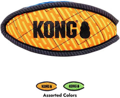 KONG Armor Football Assorted Dog Toy – Medium, Heavy-Duty Fabric Fetch & Chew Toy