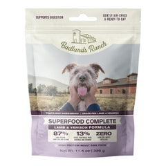 BADLANDS RANCH - Superfood Complete, Air-Dried Adult Dog Food - High Protein, Zero Fillers, Superfood Nutrition by Katherine Heigl (11.5 oz, Lamb & Venison)