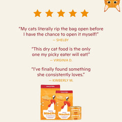 Made by Nacho Kitten Dry Kibble Infused with Bone Broth, Healthy High Protein Cat Food, Cage-Free Chicken and Chicken Liver, 4lb Bag