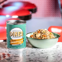 Fromm Diner Classics Charlie's Chicken Pot Pie Pate Dog Food - Premium Wet Dog Food - Chicken Recipe - Case of 12 Cans