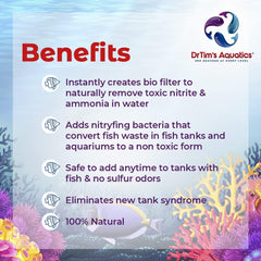 DrTim’s Aquatics One & Only Live Nitrifying Solution – for Reef, Nano & Seahorse Aquariums – Helps Establish Healthy Aquarium Environment