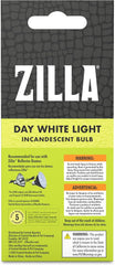 Zilla Incandescent Bulb, Day White