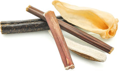 Barkworthies Puppy Variety Pack - 5 Count (Pack of 1) - Protein-Rich, All-Natural, Easily Digestible, Rawhide Alternative, Promotes Dental Health