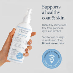 Veterinary Formula Flea and Tick Spray for Dogs – Easy-to-Use Dog Flea Spray, Kills on Contact, Prevents Egg & Larval Development for 14 weeks