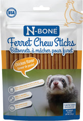 N-Bone Ferret Chew Sticks Chicken Flavor, 1.87-oz Bag