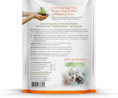 Pet Greens Treats Roasted Chicken Semi-Moist Dog Treat Orange 6 Ounce (Pack of 1)