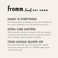 Fromm Turkey & Pumpkin Pate Dog Food - Premium Wet Dog Food - Turkey Recipe - Case of 12 Cans