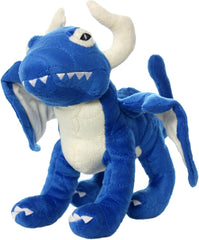 MIGHTY- Blue Dragon - Squeaker-Multiple Layers. Made Durable, Strong & Tough. Interactive Play (Tug, Toss & Fetch). Machine Washable & Floats