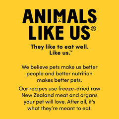 Animals Like Us - Premium Dog Treats, Freeze-Dried Raw 100% Cage-Free Chicken Liver, Single Ingredient, Protein Rich, Non-GMO, No Wheat or Corn, 3 oz