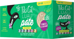 Tiki Cat Luau Pâté Variety Pack, Succulent Combinations of Real Protein, Grain-Free Balanced Nutrition Wet Canned Cat Food, for All Life Stages