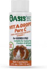 OASIS Vita Drops-Pure C for Guinea Pig, 2-Ounce, Packaging may vary