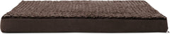 Furhaven Orthopedic Dog Bed for Large Dogs w/ Removable Washable Cover, For Dogs Up to 95 lbs - Ultra Plush Faux Fur & Suede Mattress - Chocolate