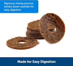 PetSafe® Natural Rawhide Treat Ring Refills, Replacement Treats Busy Buddy Treat Ring Holding Toys