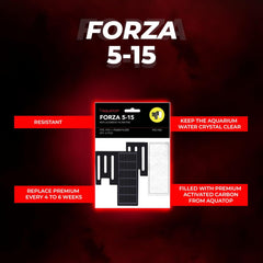 Aquatop Forza 45 GPH Power Filter Replacement – Great for Fresh & Saltwater – Advanced Filtration Design for Crystal Clear Water