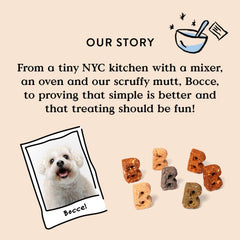 Bocce's Bakery All-Natural Witches Brew Dog Treats, Wheat-Free, Limited Ingredient Soft & Chewy Dog Treats, Inspired by Halloween, 6 oz