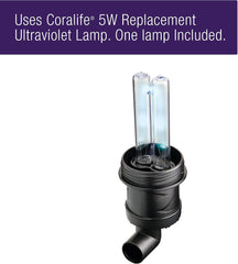Coralife Aquarium Fish Tank Marine Salt Water Turbo-Twist UV Sterilizer, Mini, For BioCubes