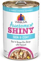 Weruva Awesome Shiny Wet Dog Food, Beef & Brown Rice