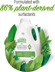 Nature's Miracle Simply Pet Stain and Odor Remover, Made with 86% Plant-Derived Surfactants, Multicolor
