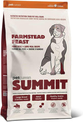 Farmstead Feast, Dry Dog Food, Pork Meal and Lamb Meal Large Breed Adult Recipe with Grains, 25 lb Bag