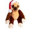 Snugarooz Holiday Crinkle 11 Inch Plush Sasha Claus Hat Sloth Crinkle and Squeak