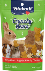 Vitakraft Crunchy Bears Small Animal Treat - Made with Real Vegetables
