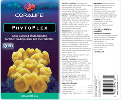 Coralife Saltwater Fish Tank Aquarium Phytoplex Aqua Cultured Phytoplankton, 8 oz