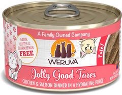 Weruva Wet Cat Food, Jolly Good Fares with Chicken and Salmon Pate