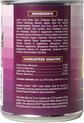 Earthborn Holistic K95 Lamb Recipe Grain-Free Canned Moist Dog Food 12 / 13 oz Can