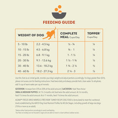 ACANA Freeze Dried Dog Food Meal & Topper, Grain Free, High Protein Free-Run Turkey Recipe