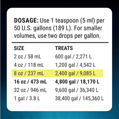 Fritz Complete – Concentrated Water Conditioner/Tap Water Dechlorinator, Instantly Detoxifies Chlorine, Chloramines, Heavy Metals, Ammonia, Nitrite/Nitrates, for Fresh and Saltwater