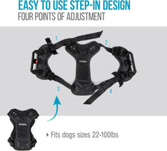 Sherpa Crash-Tested Multipurpose Seatbelt Dog Harness - Black, Small