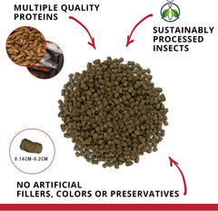 Fluval Bug Bites Cichlid Fish Food, Pellets for Medium to Large Sized Fish, 3.74 lb.