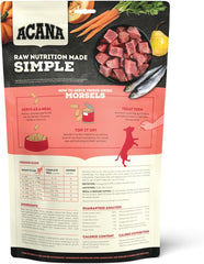 ACANA Freeze Dried Dog Food Meal & Topper, Grain Free High Protein Farm-Raised Beef Recipe