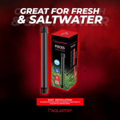 Aquatop® Pisces Nano Aquarium Heater 10 Watt for Up to 3 Gallons