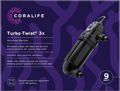 Coralife Aquarium Fish Tank Marine Salt Water Turbo-Twist UV Sterilizer
