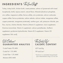 Fromm Four-Star Nutritionals Shredded Turkey in Gravy Entrée - Premium Wet Cat Food - Turkey Recipe - Case of (12) 5.5 oz Cans