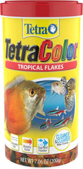 TetraColor Tropical Flakes, Color Boosting Fish Food, Nutritionally Balanced Diet for Tropical Fish