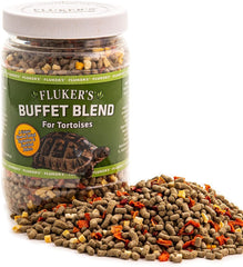 Fluker's Buffet Blend Tortoise Diet, Veggies with Fortified Pellets