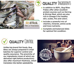 Fluval Bug Bites Fish Food with Spirulina, Flakes for Small to Medium Sized Fish, 0.63 oz.