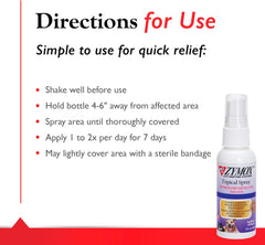 Pet King Brands Zymox Topical Spray W/ .5% Hydrocortisone 2oz Bottle
