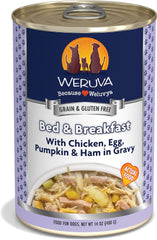 Weruva Classic Dog Food, Bed & Breakfast with Chicken, Egg, Pumpkin & Ham in Gravy