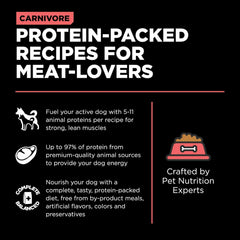 Go! Solutions Carnivore, Grain-Free, Protein Rich Dry Dog Food, Salmon and Cod Recipe