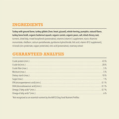 ACANA Freeze Dried Dog Food Patties Meal & Topper, Grain Free High Protein Free-Run Turkey Recipe