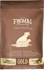 Fromm Weight Management Gold Premium Dry Dog Food - Weight Management Dog Food for Medium & Small Breeds - Turkey Recipe