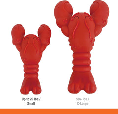 Nylabone Lobster Power Chew Toy for Dogs, Dog Toys for Aggressive Chewers, Filet Mignon Flavor, Small - Up to 25 Ibs, 1 Count