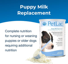 PetLac Powder for Puppies - 10.5 oz - Puppy Milk Replacement Powder for Puppies Newborn to Six Weeks Old - Easy to Digest